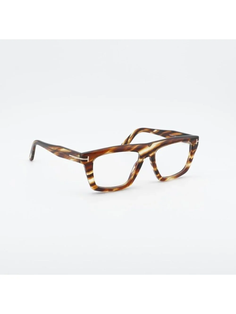Tom Ford FT6059-B 055 Eyeglasses Coloured Havana 54mm Square Frame